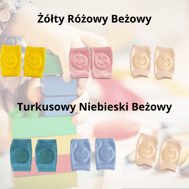 TUPTUŚ – 3X nakolanniki do raczkowania