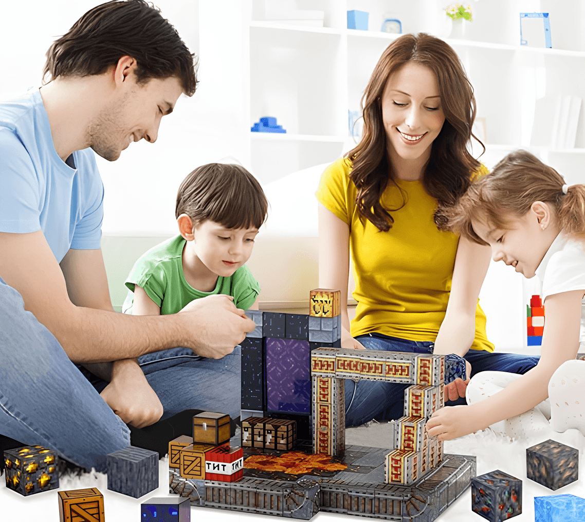 MagniCraft Bloxaro (58 ELEMENTÓW) klocki magnetyczne